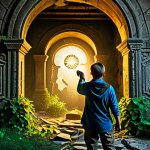 Ancient Ruins Exploration**

"A fully clothed adventurer, appropriate attire, exploring the ancient ruins, flashlight beam cutting through dust motes, crumbling stone architecture overgrown with vines, safe for work, perfect anatomy, natural proportions, professional quality, family-friendly, holding a worn map, surrounded by glowing runes, discovery, mystery."

**